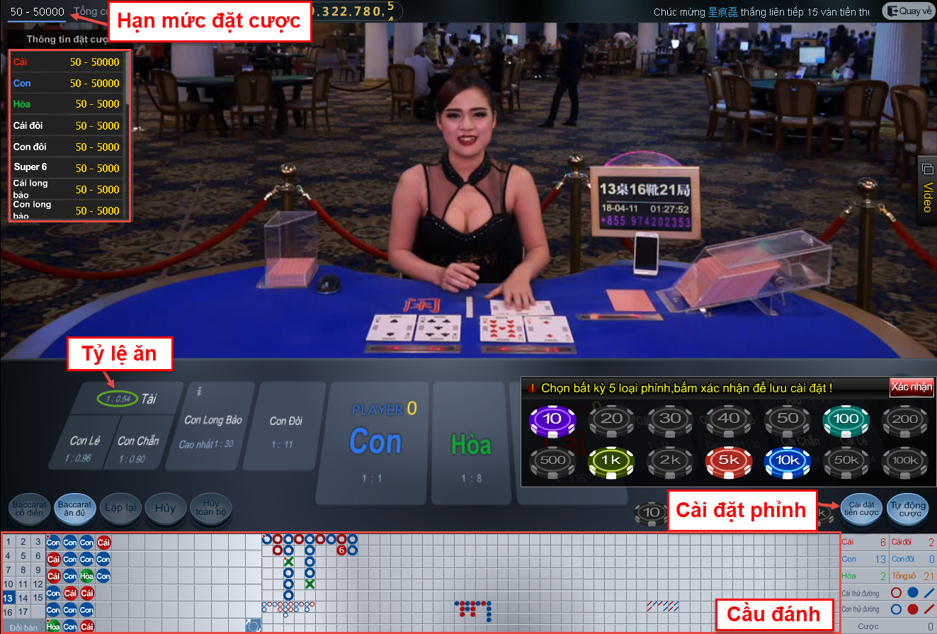 Game đổi thưởng cao nhất tại Thiên Hạ Casino