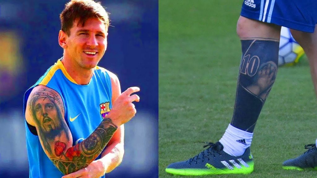 hình xăm của messi