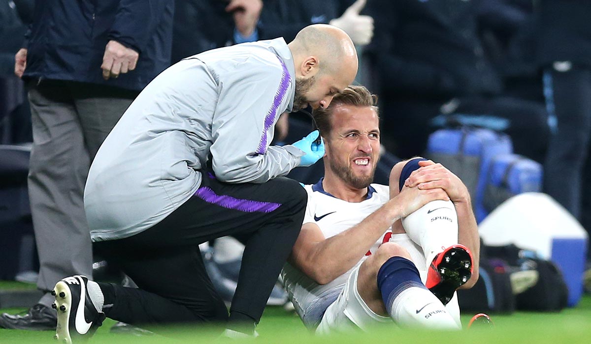 Harry Kane đã bị chấn thương trước đó